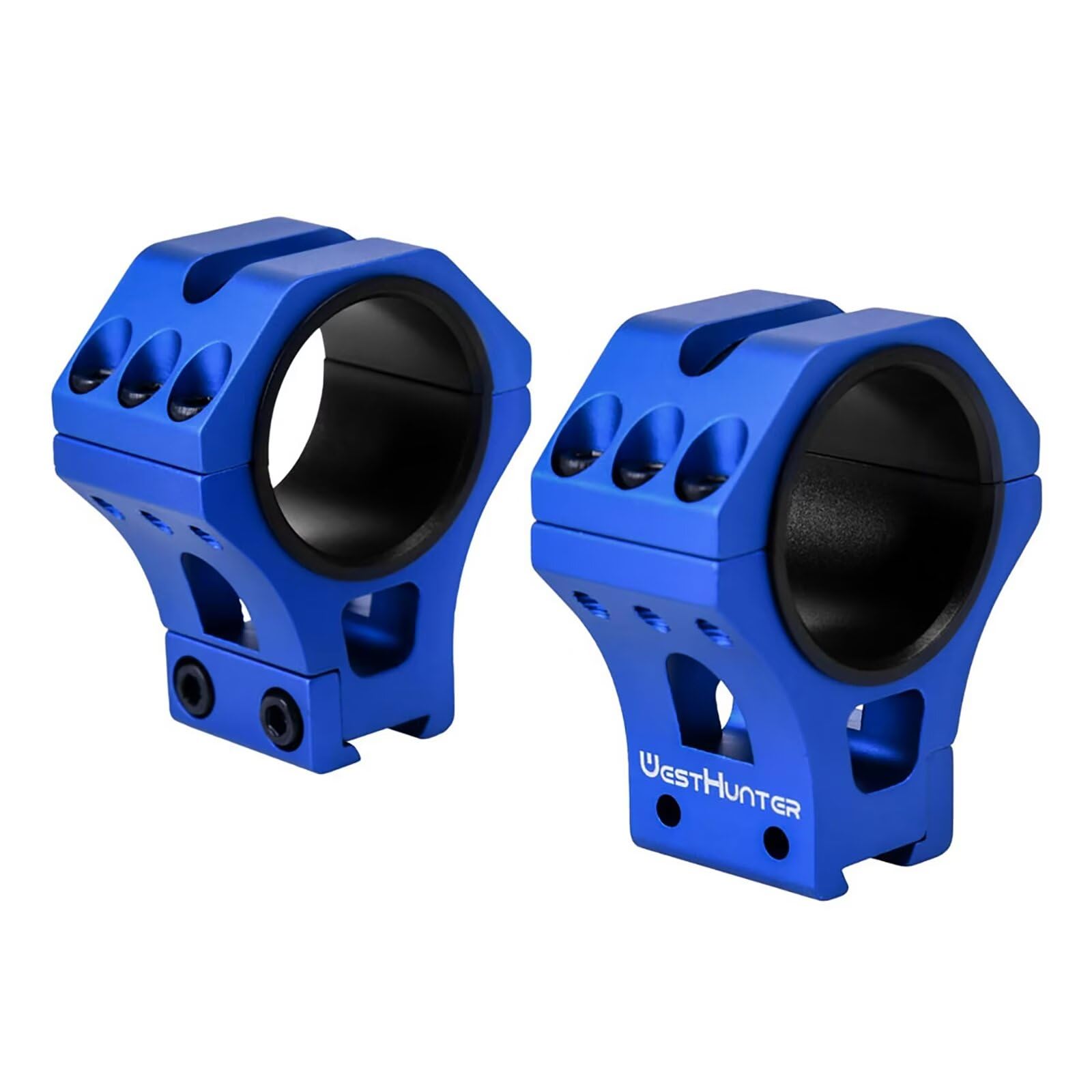 Anillas para Mira Telescópica WestHunter Optics, para Instalar Miras de 34mm & 30mm & 25.4mm en Rieles de Cola de Milano de 11 mm | Únicamente para Actividades Deportivas, Blue