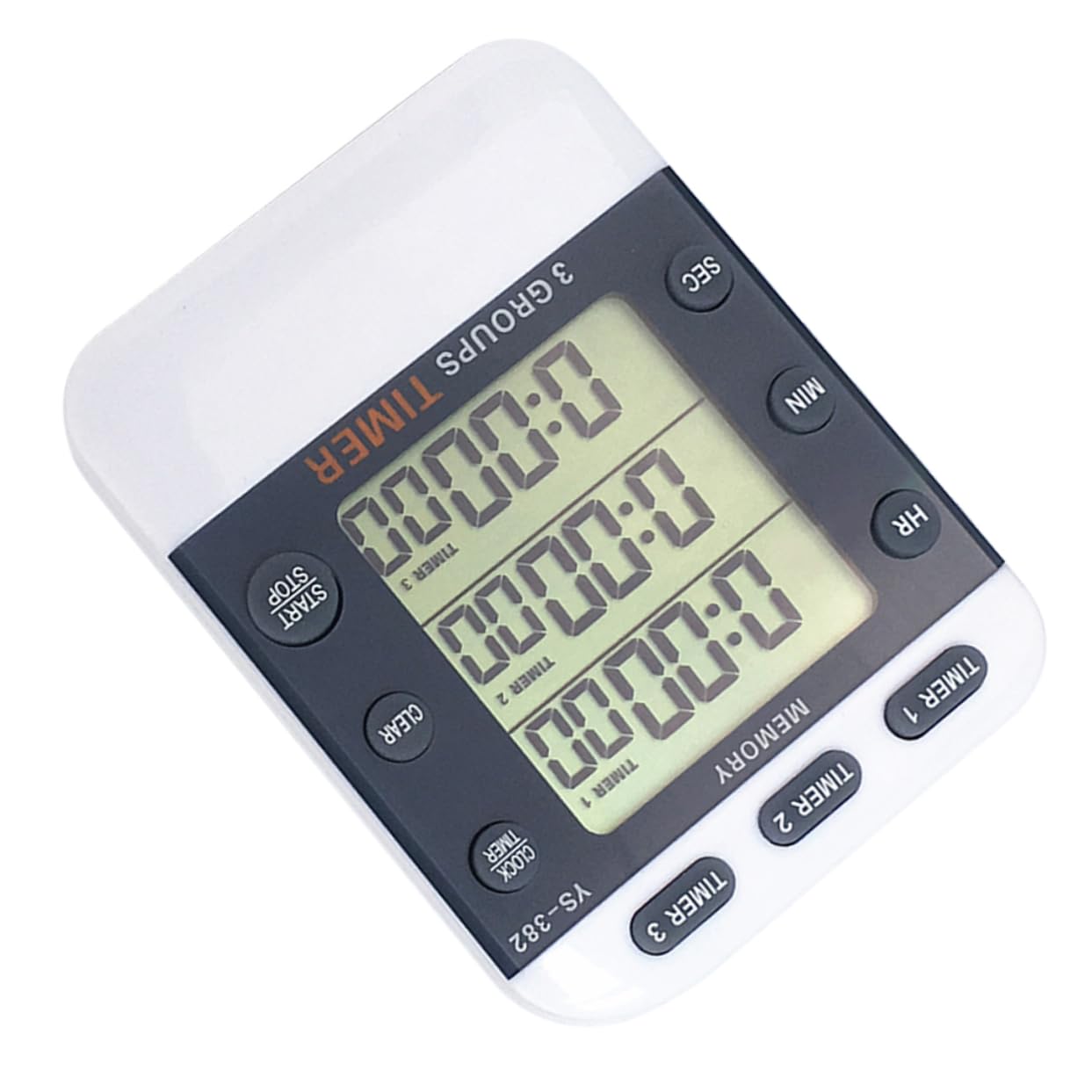 3piezas Cronómetro Digital De Pantalla LCD Líneas Temporizador Regresivo para Cocina Cronógrafo Práctico y Portátil Sin Batería para Cocinar y Hornear