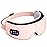 TLINNA Eye Massager with Airbag Kneading,Constant Temperature Hot Compress, Multi-Frequency Vibration and Bluetooth Music (Pink, Large)