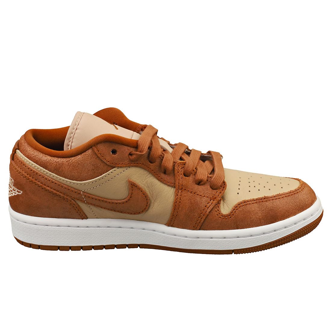 Jordan FJ3453 200 Chaussures basses pour femme 1 Low SE Legend MD Marron/café, Legend Md Brown/Legend Coffee, 42 EU