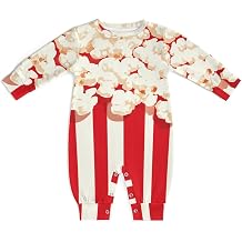 Baby Boy Girl Outfit Romper Bows Volleyballs Pattern Long Sleeve Jumpsuit Newborn Clothes