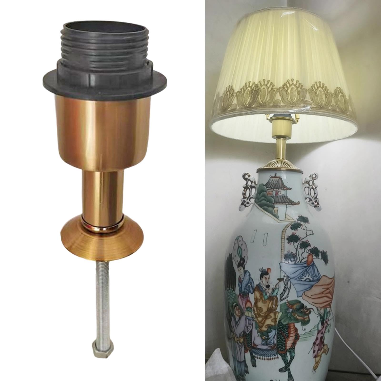 Socle de Lampe Porte-Lampe de Bouteille en Céramique Base Métallique Bouchon Support E27 pour Installation Facile Accessoire pour Brassage Lumières At, Style C