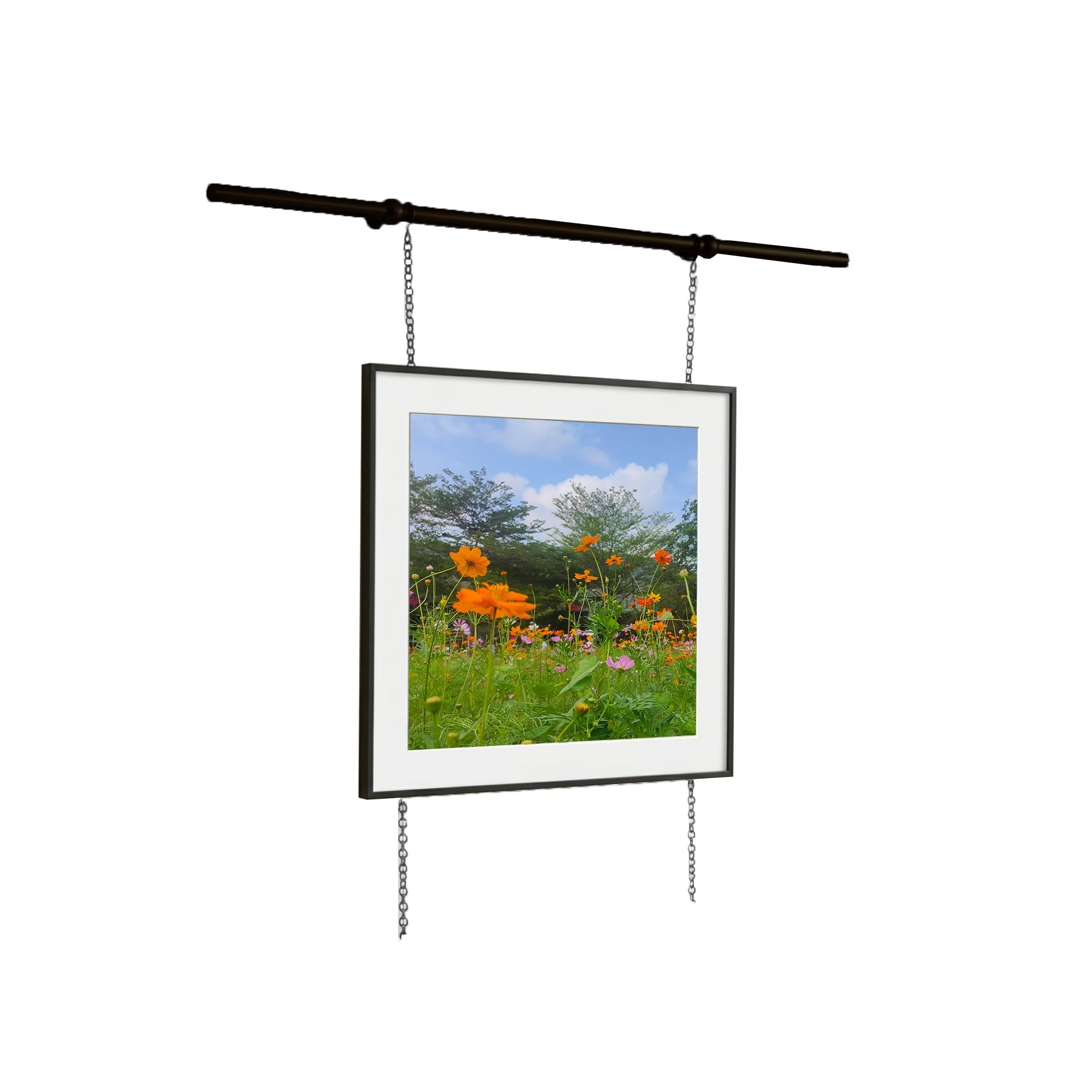 Système de suspension vintage cimaise laiton kit accrochage art réglable