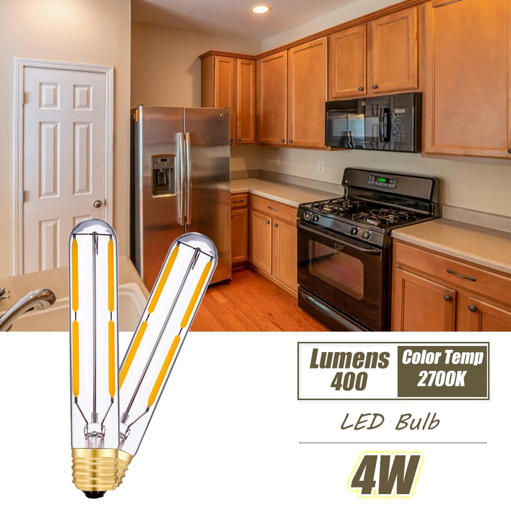 T20/T6.5 Dimmable 4W Tubular LED Tube Bulb E17 Intermediate Base
