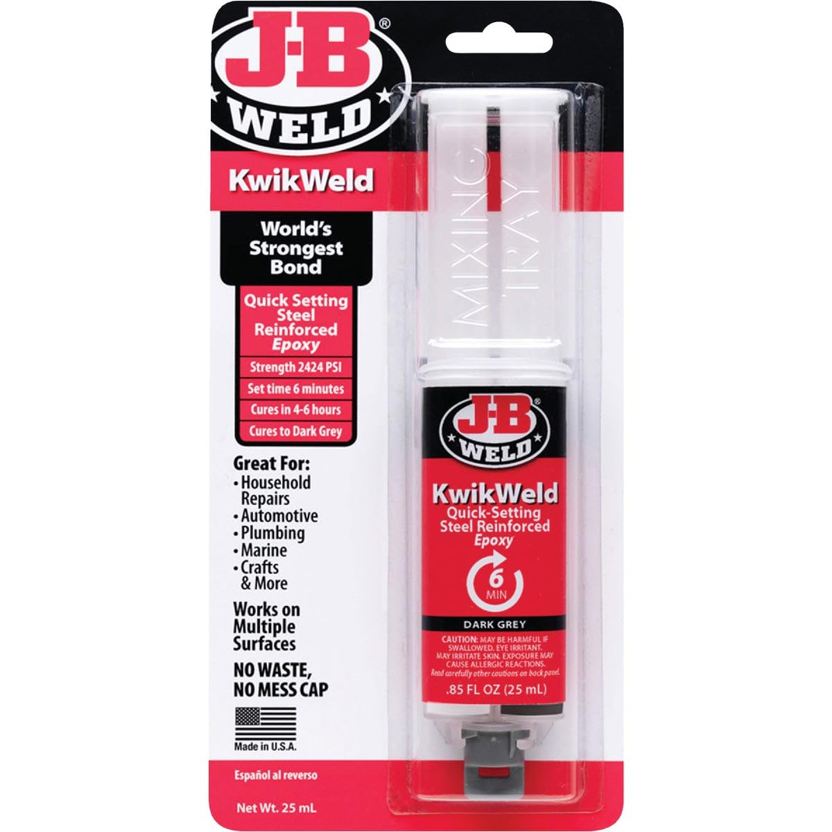 J-B Weld Kwikweld Syringe 25ML