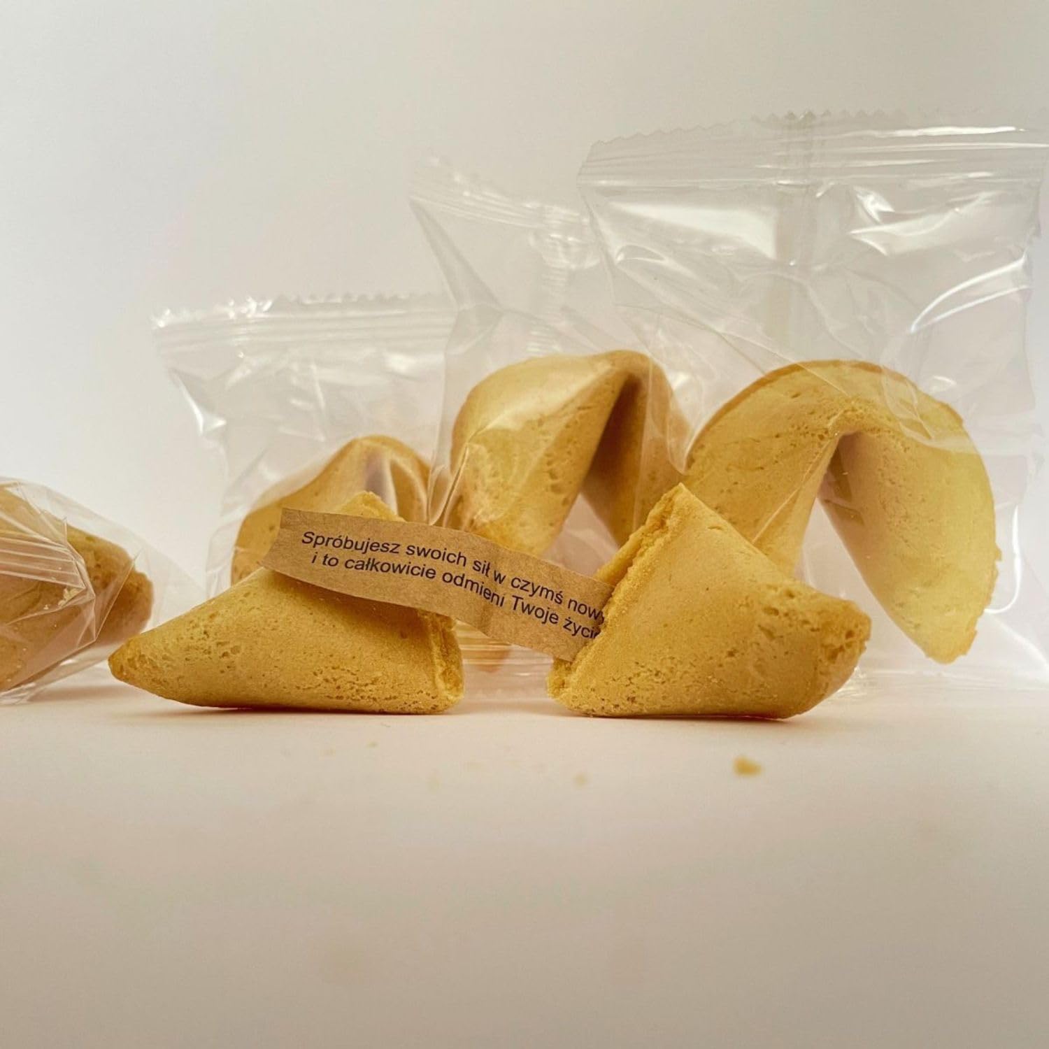 D&D FUN COOKIES Set di ''Cookies Classic'' 20 pezzi 120g Biscotti della Fortuna Cinesi, Biglietti Profetici, Biscotti portafortuna ''Grazie'',come regalo, per gli ospiti
