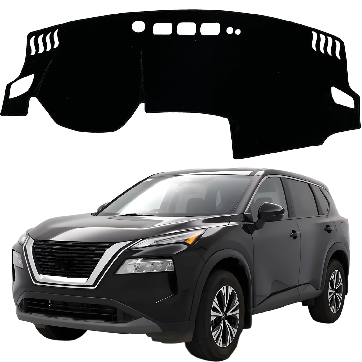 Dashboard Cover Mat for NIS-san Rogue 2023 2022 2021 Without HUD Accessories Dash Cover Dash Mat Sunshade Glare UV Rays Protector