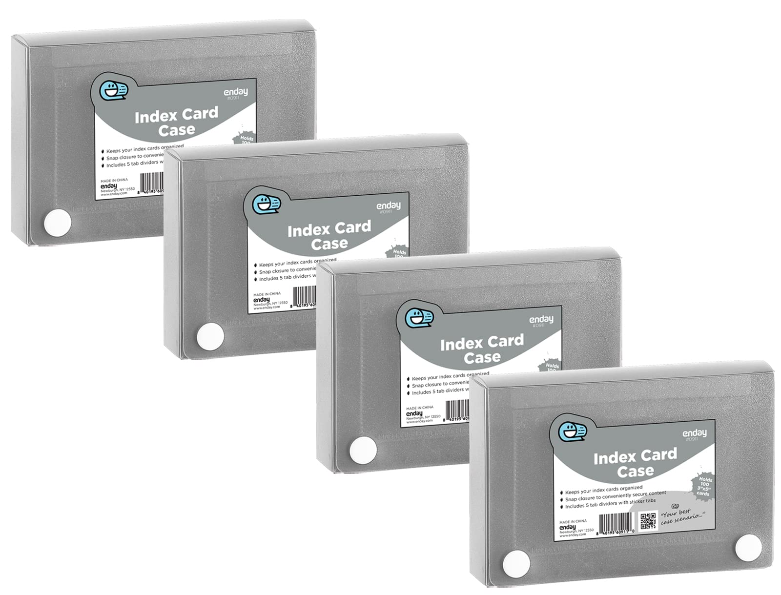 Porte-cartes pour index gris pour ranger le bureau à la maison
