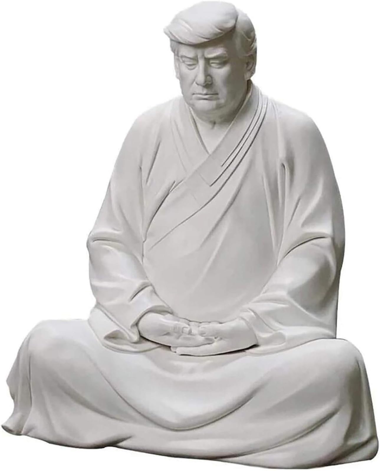 Amazon.co.jp: トランプ座仏像、瞑想トランプ仏陀の置物、ドナルド
