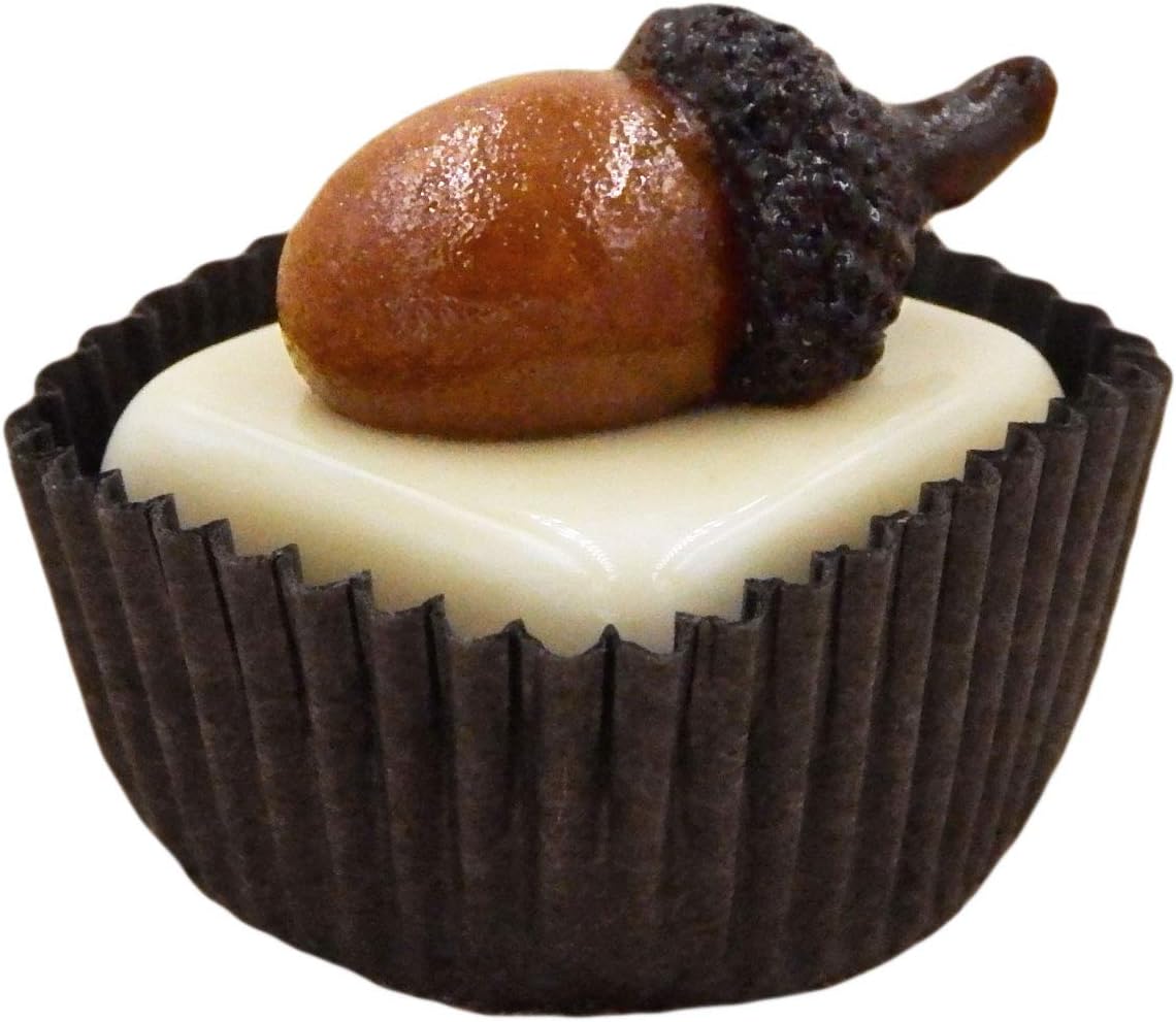 Glass Chocolate with Acorn Autumn Halloween Décor