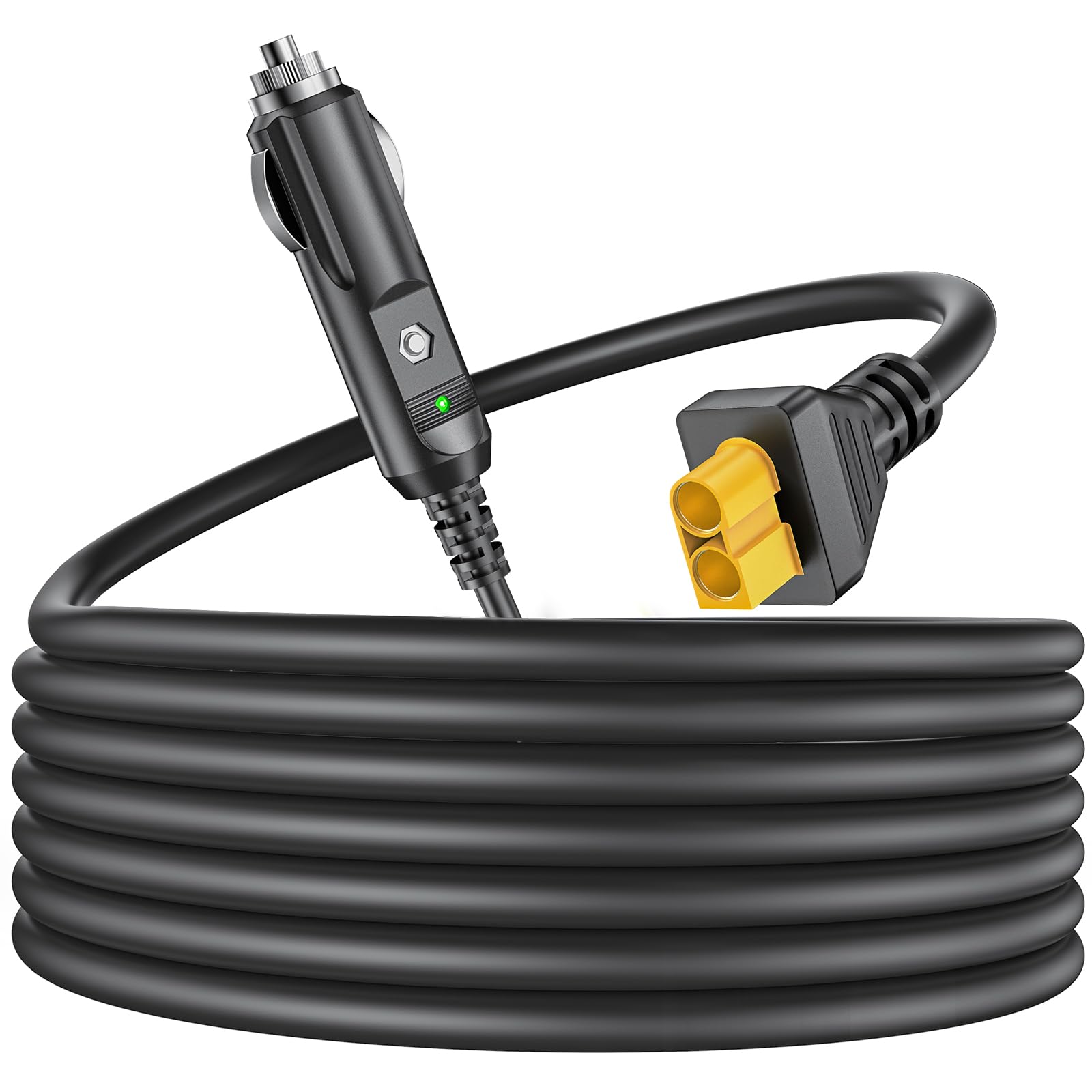 Car Charger for ECOFLOW for Delta for Bluetti EB55 for River for Anker 757 767 Portable Power Station Solar Generator XT60 Extension Power Adapter