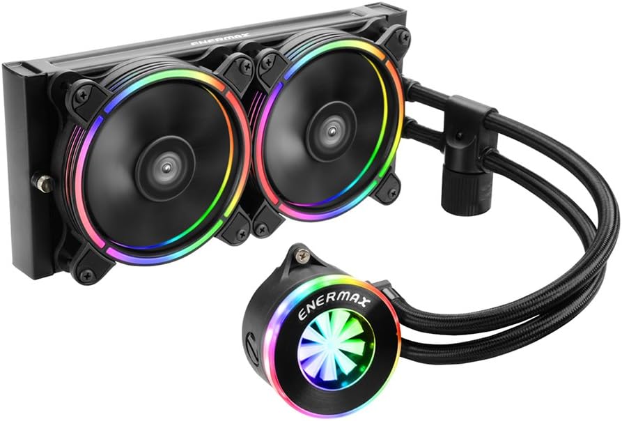 Watercooling Enermax LiqFusion 240 RGB - 240 mm, Black