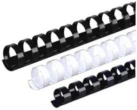 Office Depot Brand 5/8" Binding Combs, 125-Sheet Capacity, Black, Pack of 100
