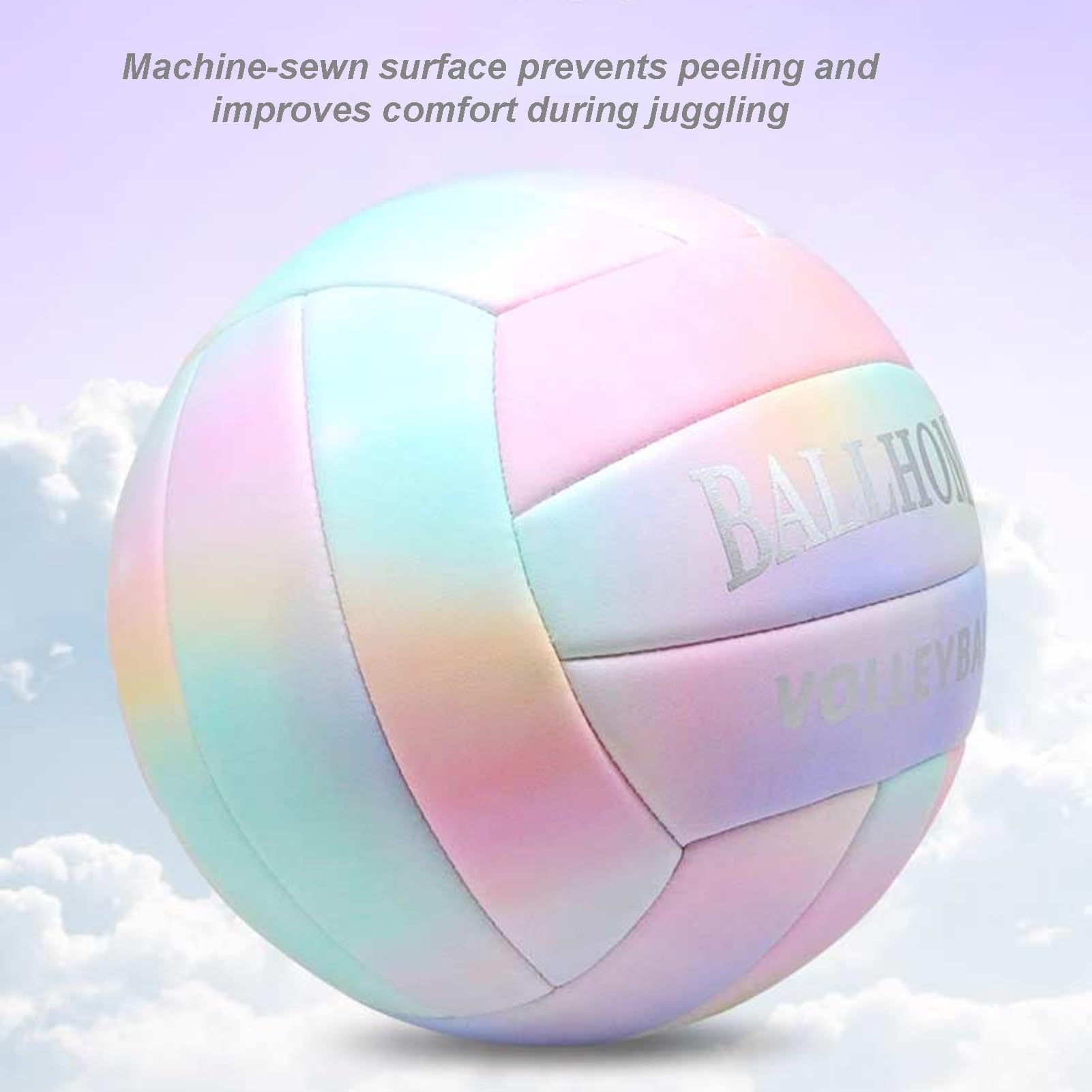 Personalizado Oficial Talla 5 Voleibol con Nombre/Texto, Pelota De Sóftbol Personalizada para Interior Y Exterior, Regalos Personalizados para Hija Amiga Jugadora Hijo Novio(B)