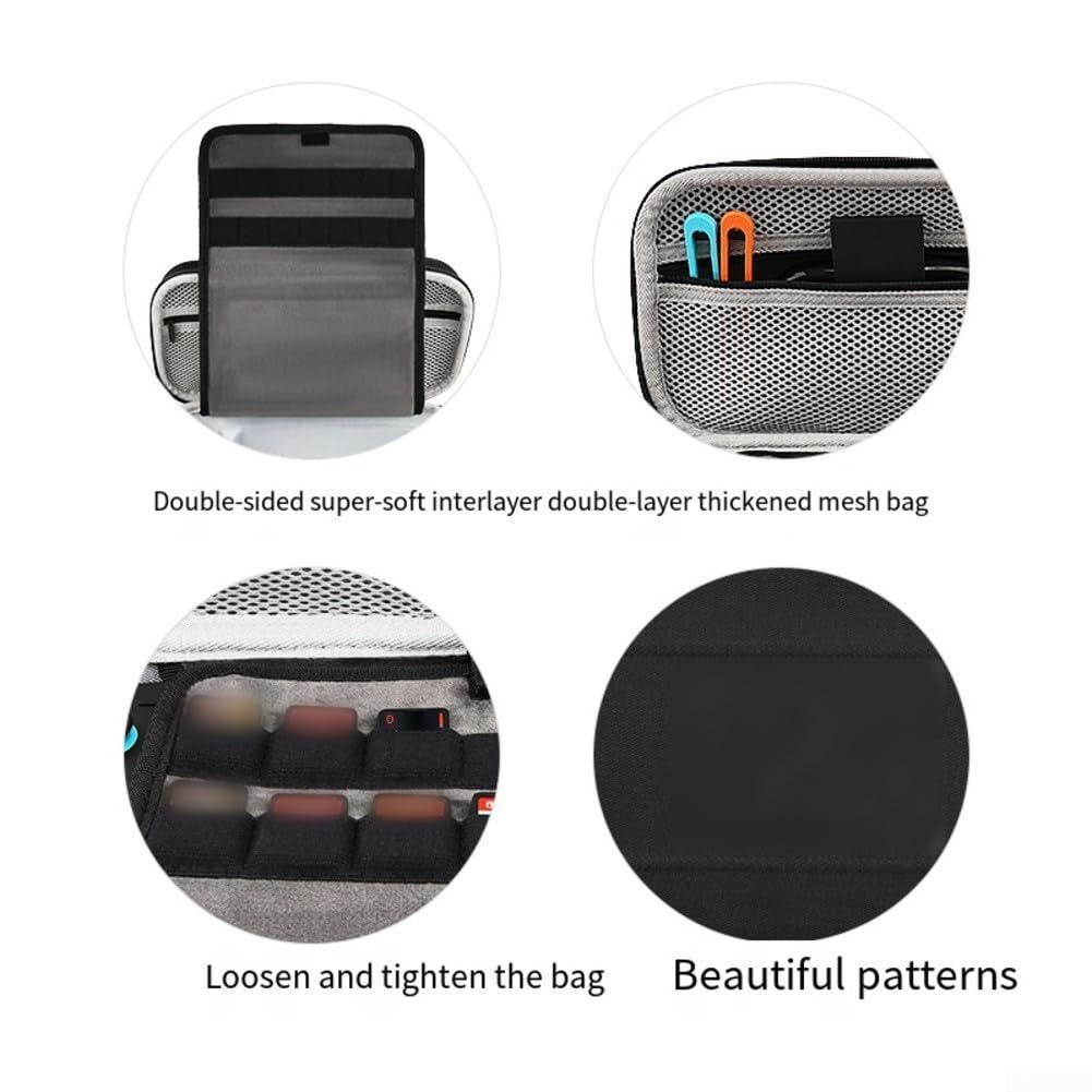 Étui de transport pour Nintendo Switch 2, coque rigide en EVA avec rangement pour manettes, sac de protection de voyage