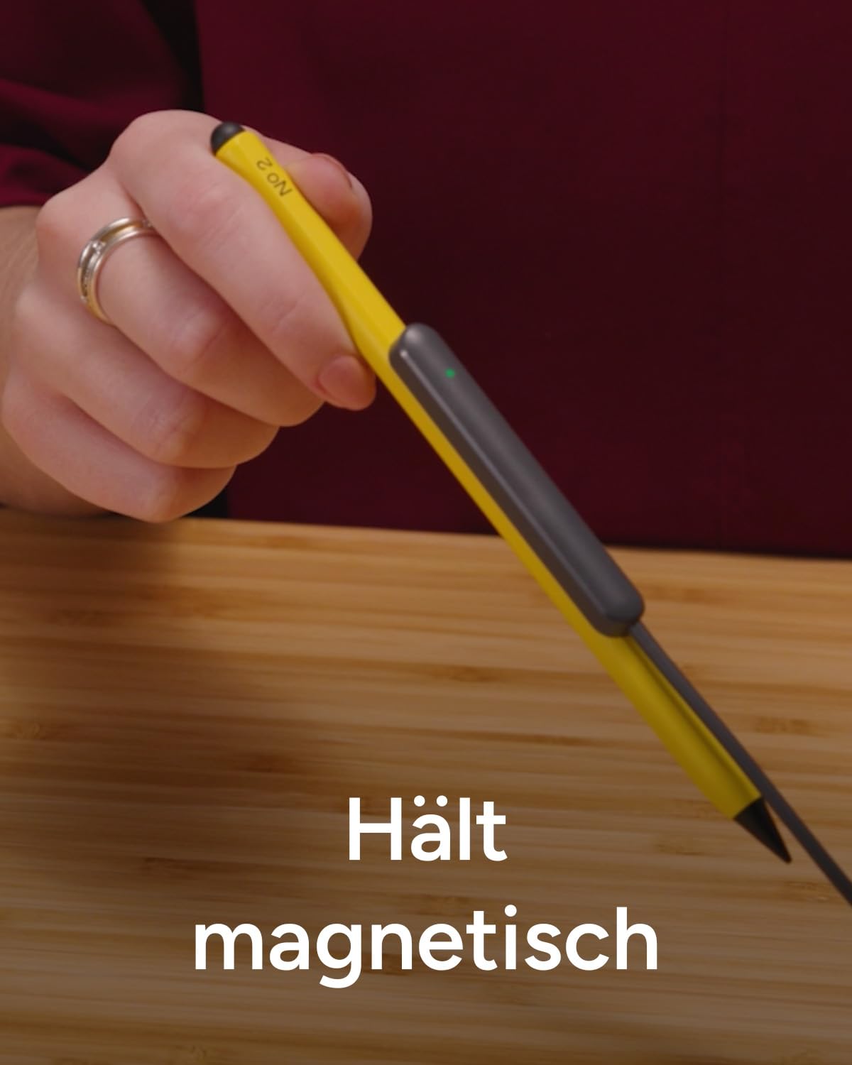 ZAGG Pro Stylus 2 Pen für iPad [2018 & Neuer], kabellos Laden, magnetischer Halt, klick-Einschalten, Doppelspitze, Neigungserkennung, Handflächenerkennung, Lange Akkulaufzeit, LED-Anzeige (pink)