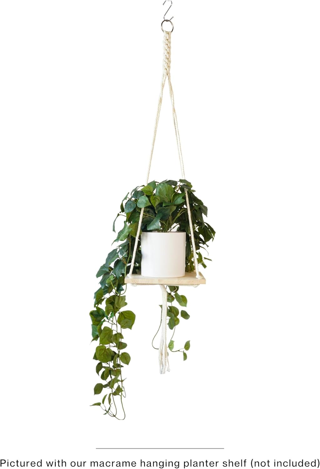 Retrograde 32" Realistic Fake Pothos Ivy Plant Silk Artificial Plant for Aesthetic Home Decor Indoor (Dark Green) - Image 5
