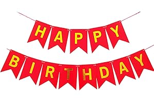 Swallowtail Flag Happy Birthday Banner For McDonalds Themed Birthday Party Boys Girls Bday Party Supplies