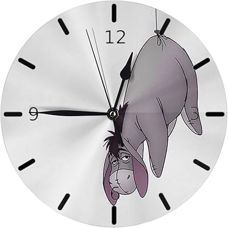 Amazon Co Jp 壁紙5のくまのプーさんの友達 掛け時計 円形 シンプル フレームなし 静音 おしゃれ かわいい インテリア 壁掛け時計 置き時計 ホーム キッチン