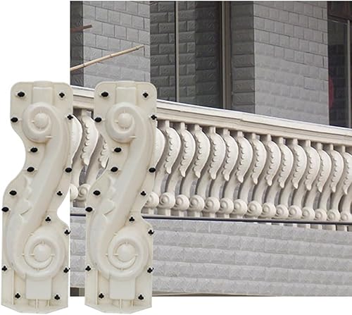 Miniatura 2 de 2 unidsset Balaustrada Moldes de columna de cemento de hormigón para bricolaje yeso de yeso decoración de jardín