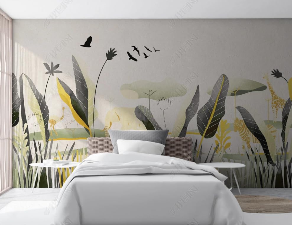 Papier peint intissé tropical poster géant mural haute finition