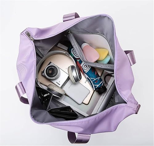 Miniatura 3 de Aioweika Bolsa de viaje de viaje bolsa de deporte impermeable expandible bolsa de gimnasio bolsa de hombro para fin de semana de mano para mujer