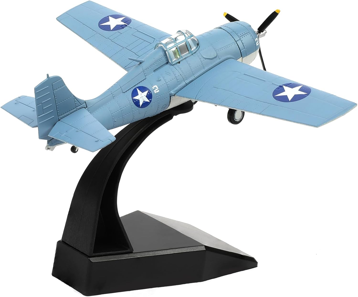1/72 Douglas SBD-3 Best Dauntless Dive Bommber Model World War II Midway Vintage Warplane Metal Diecast Aircraft Military Display Airplane for Display Collection or Gift
