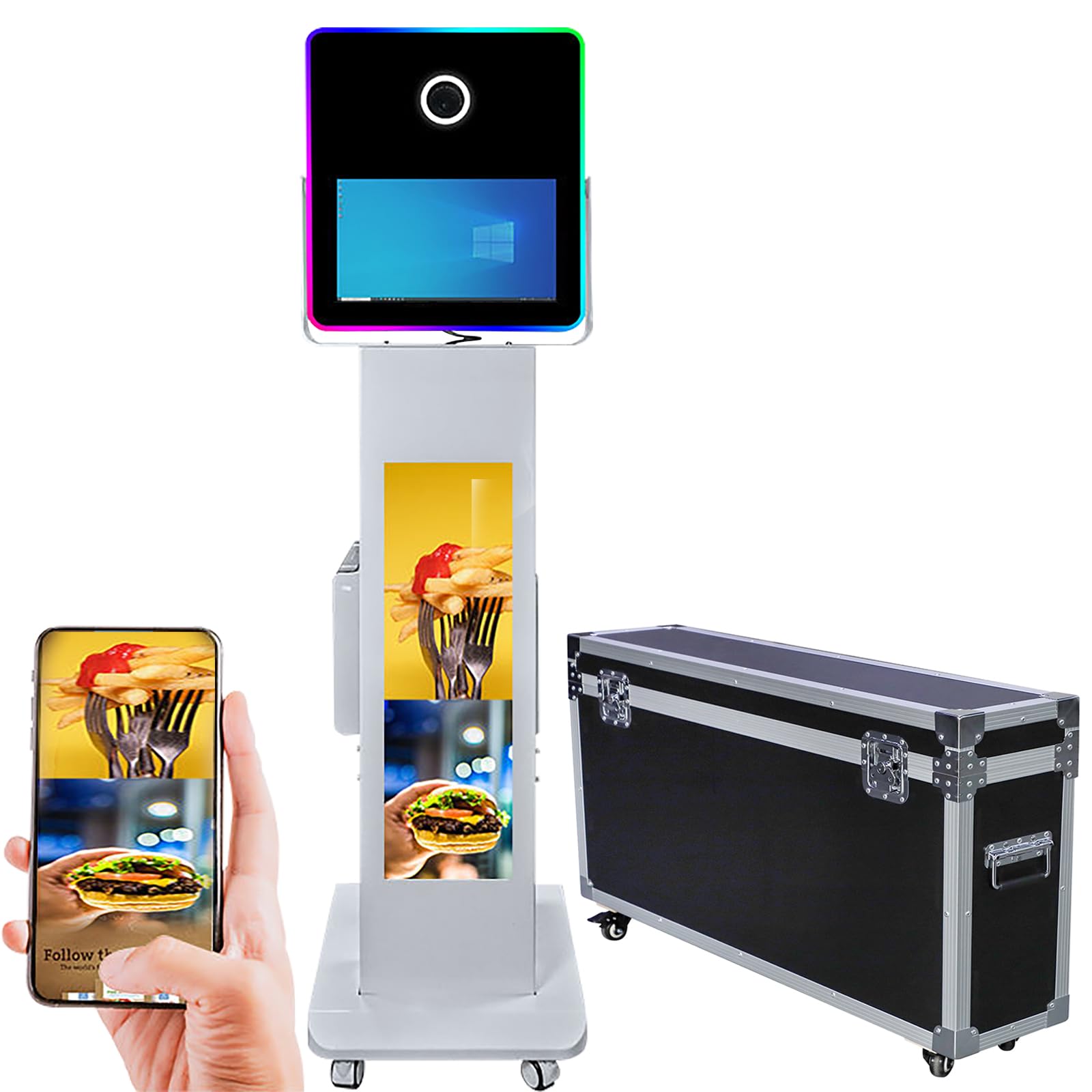 Buy ZLPOWER Portable Mirror Photo Booth for Camera DIY Photobooth with