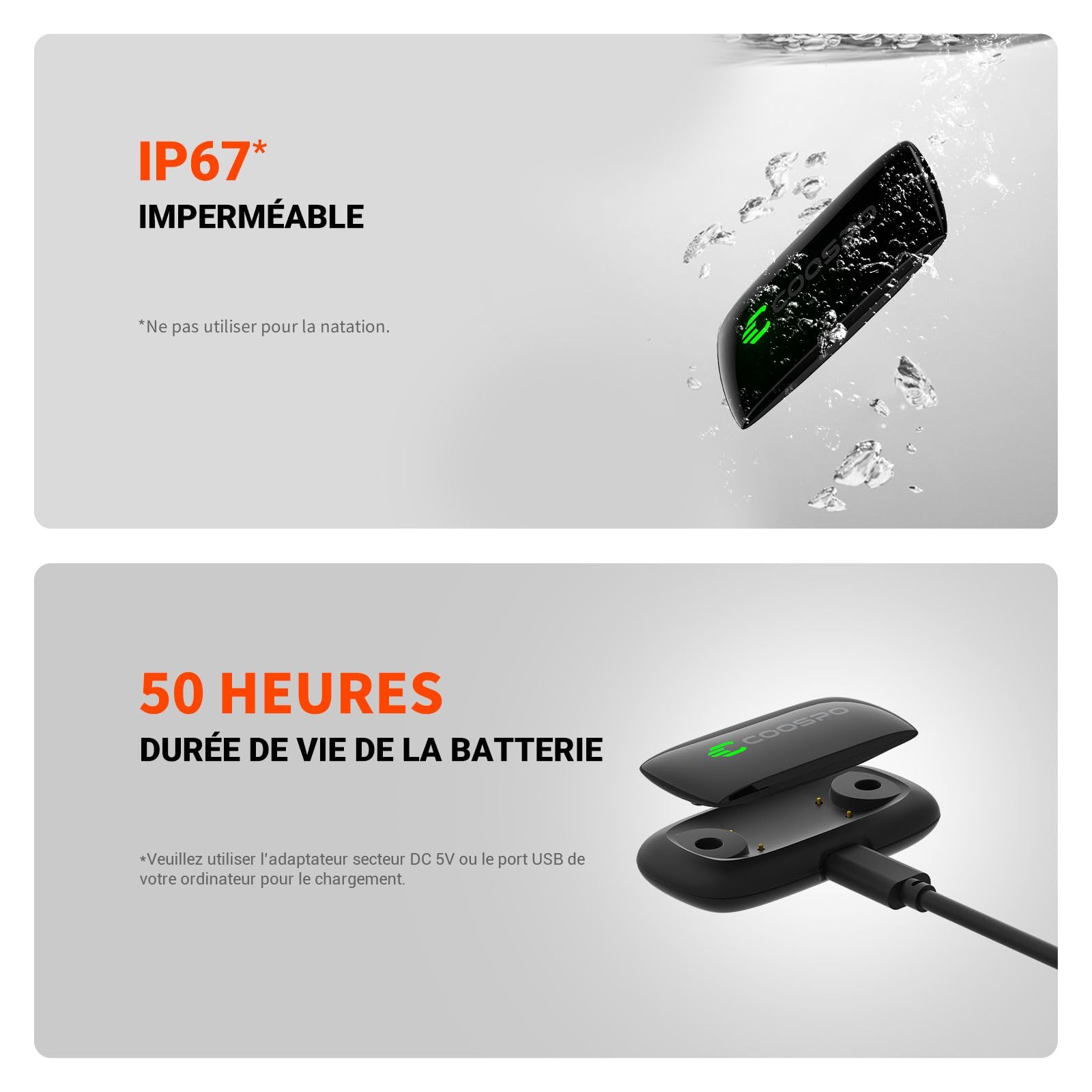 Capteur de Fréquence Cardiaque iFit SmartBeat pour le Bras