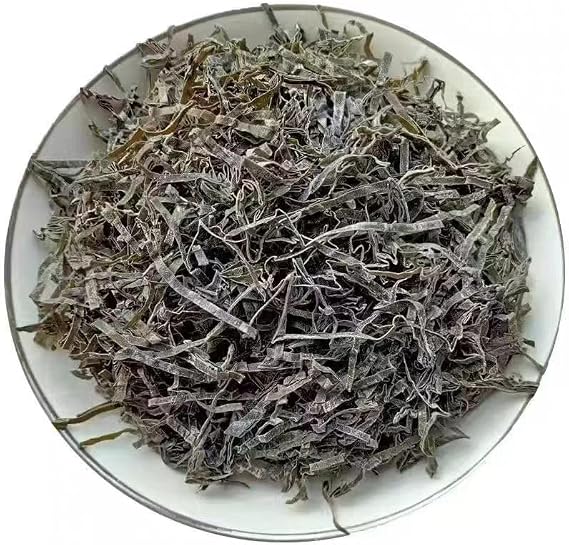Sun-Dried Seaweed Strips - Natural Atlantic Kelp Rich in Iodine Laminaria Japonica Cut Seaweed 500g/bag