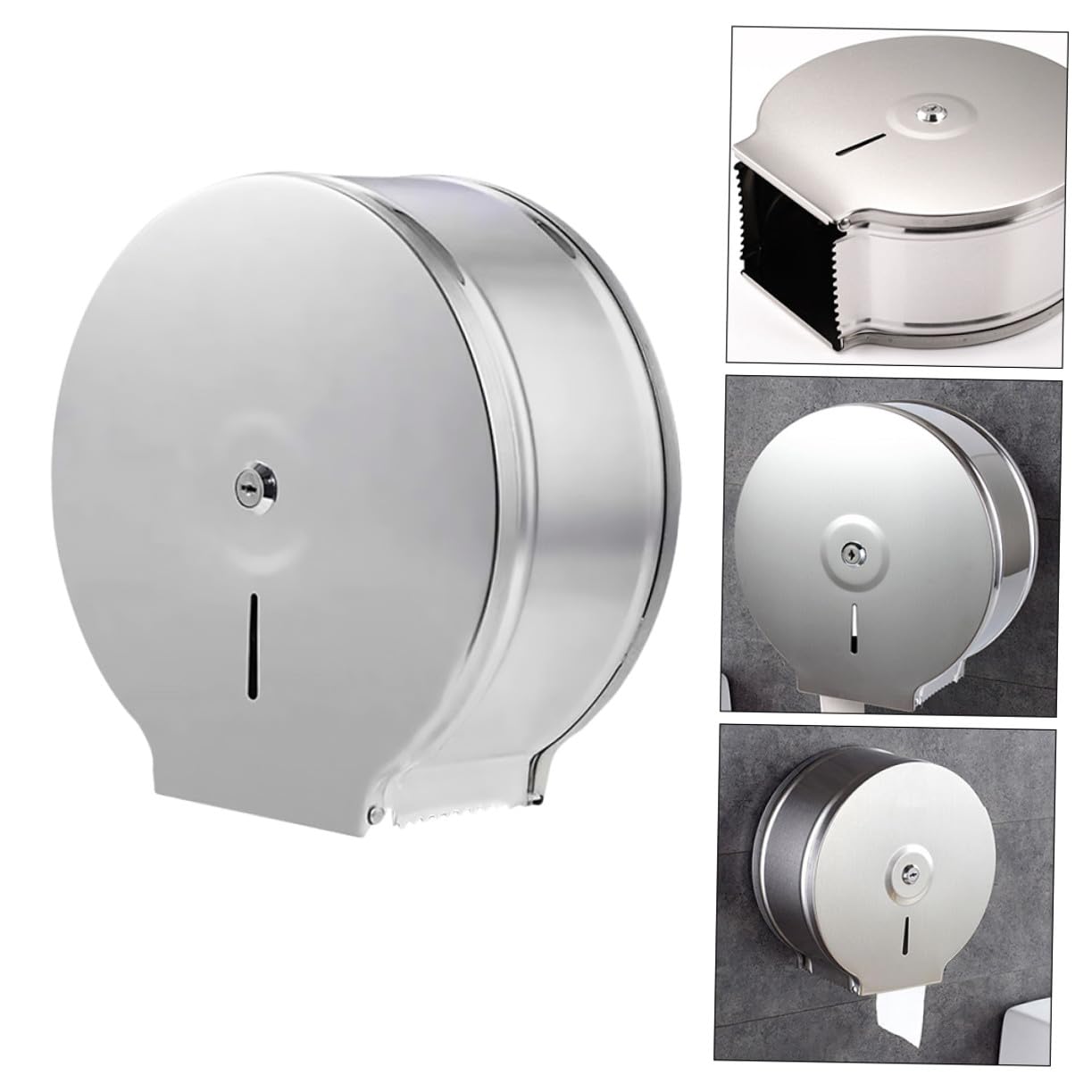 Porta Rotolo Carta Igienica in Acciaio Inox 1 Pezzo