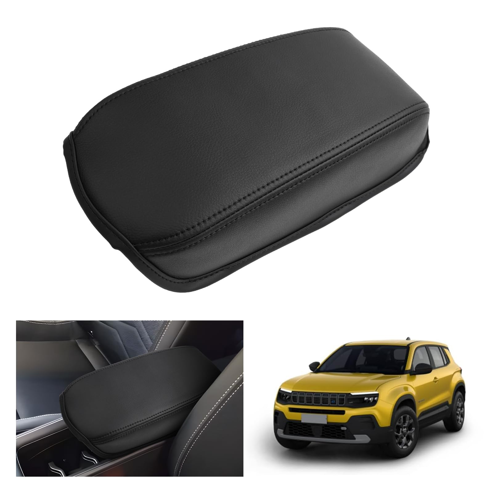 GAFAT Compatible with Jeep Avenger 2023 2024 2025 Centre Armrest Cover ...