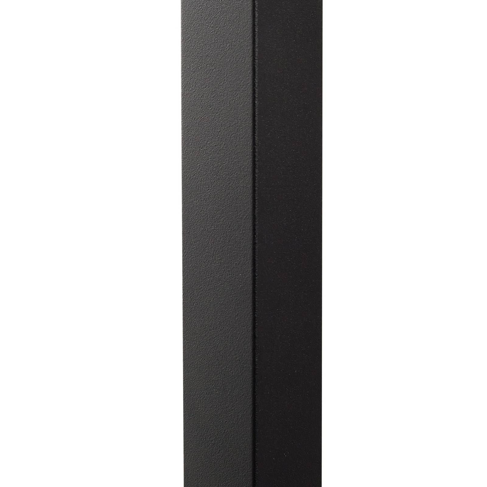 Lindby LED Wandleuchte außen Neano (spritzwassergeschützt (Modern) in Schwarz aus Aluminium (1 flammig,) - Außenwandleuchten Wandlampe Led Außenlampe Outdoor für Außenwand/Hauswand