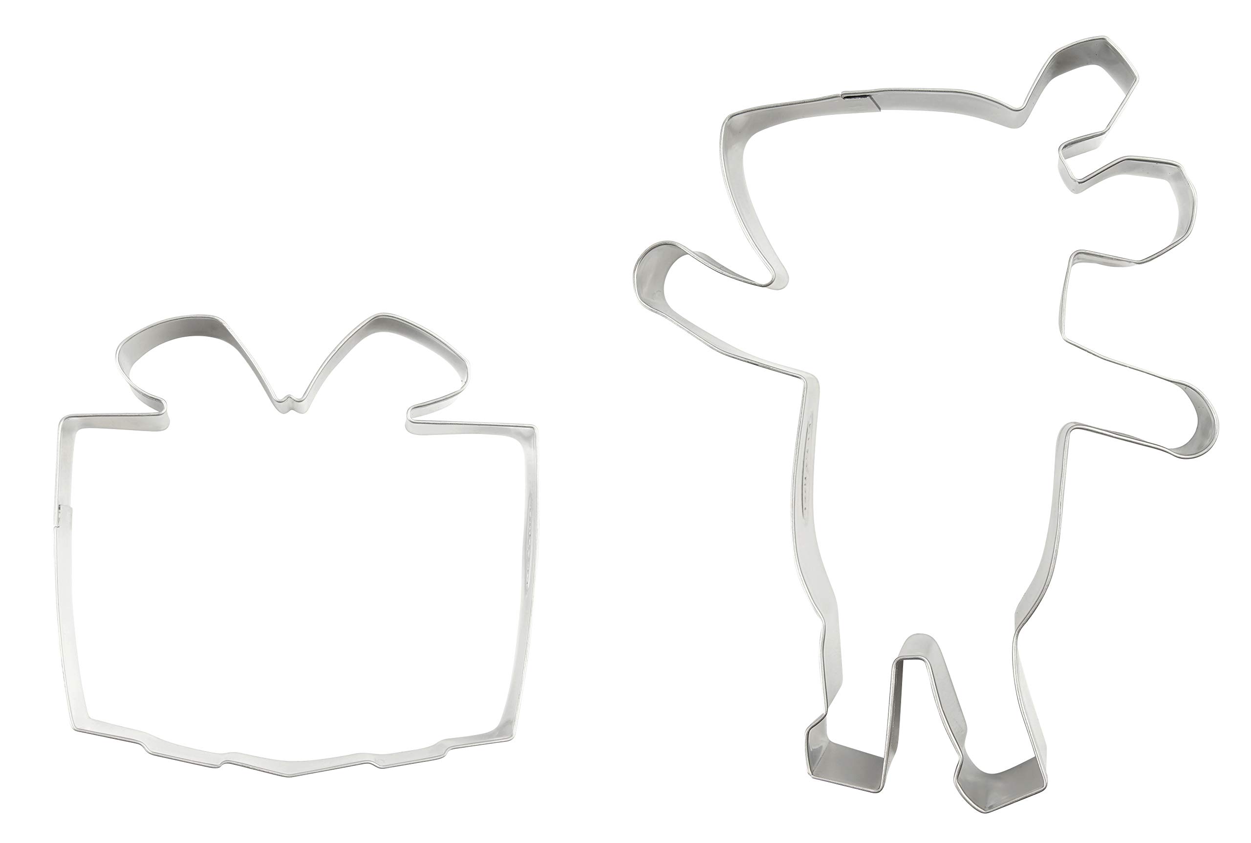 Dr. Oetker 2938 Mouse & Gift Cookie Cutter Stainless Steel