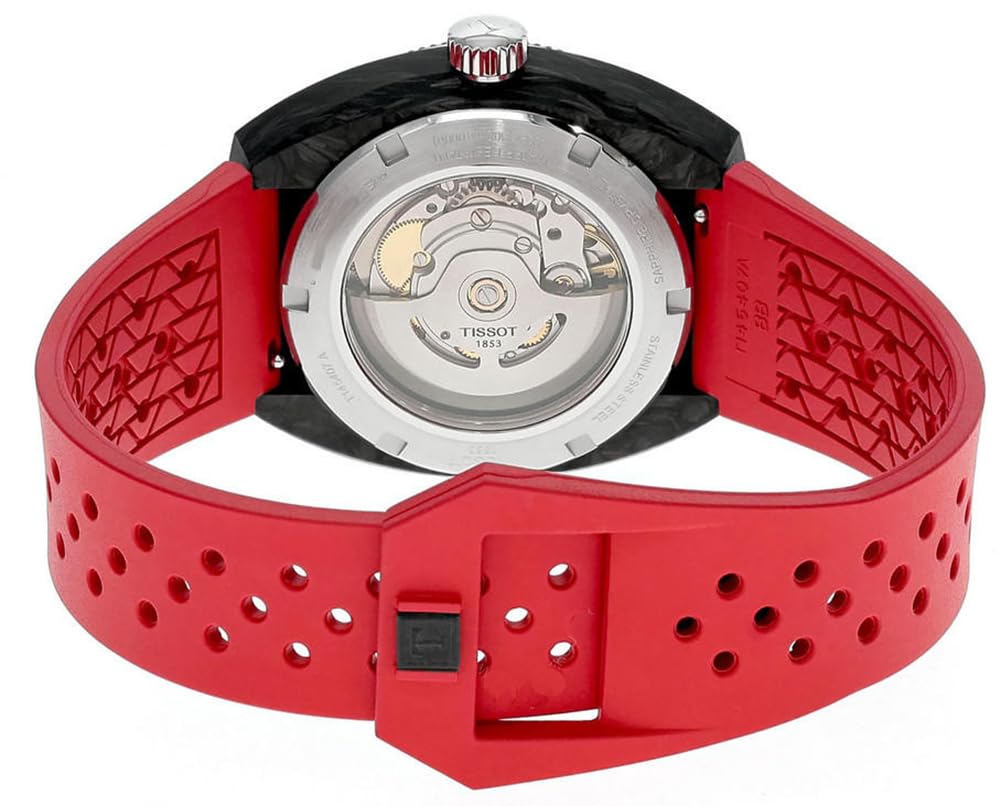 Tissot Reloj automático T1454079705702, Rojo, Moderno