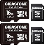 GIGASTONE 64GB Micro SD Card 10-Pack, A1 V30 4K Video Recording, Surveillance Security Cam Action Camera Drone Professional, 90MB/s Micro SDXC UHS-I Class 10
