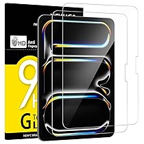 NEW’C 2 Pezzi, Pellicola Prottetiva per iPad Pro 11″ M4 (2024), Vetro Temperato, Senza Bolle, Durezza 9H, 0,33mm Ultra Trasparente, Ultra Resistente