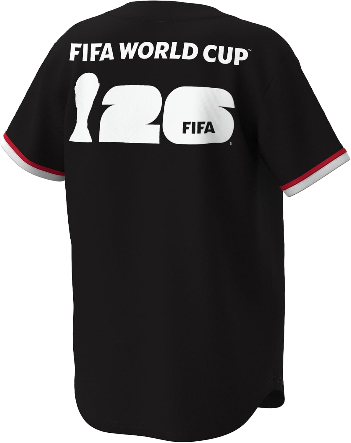 Outerstuff FIFA World Cup 2026 Mens Short Sleeve Button Front Baseball Jersey