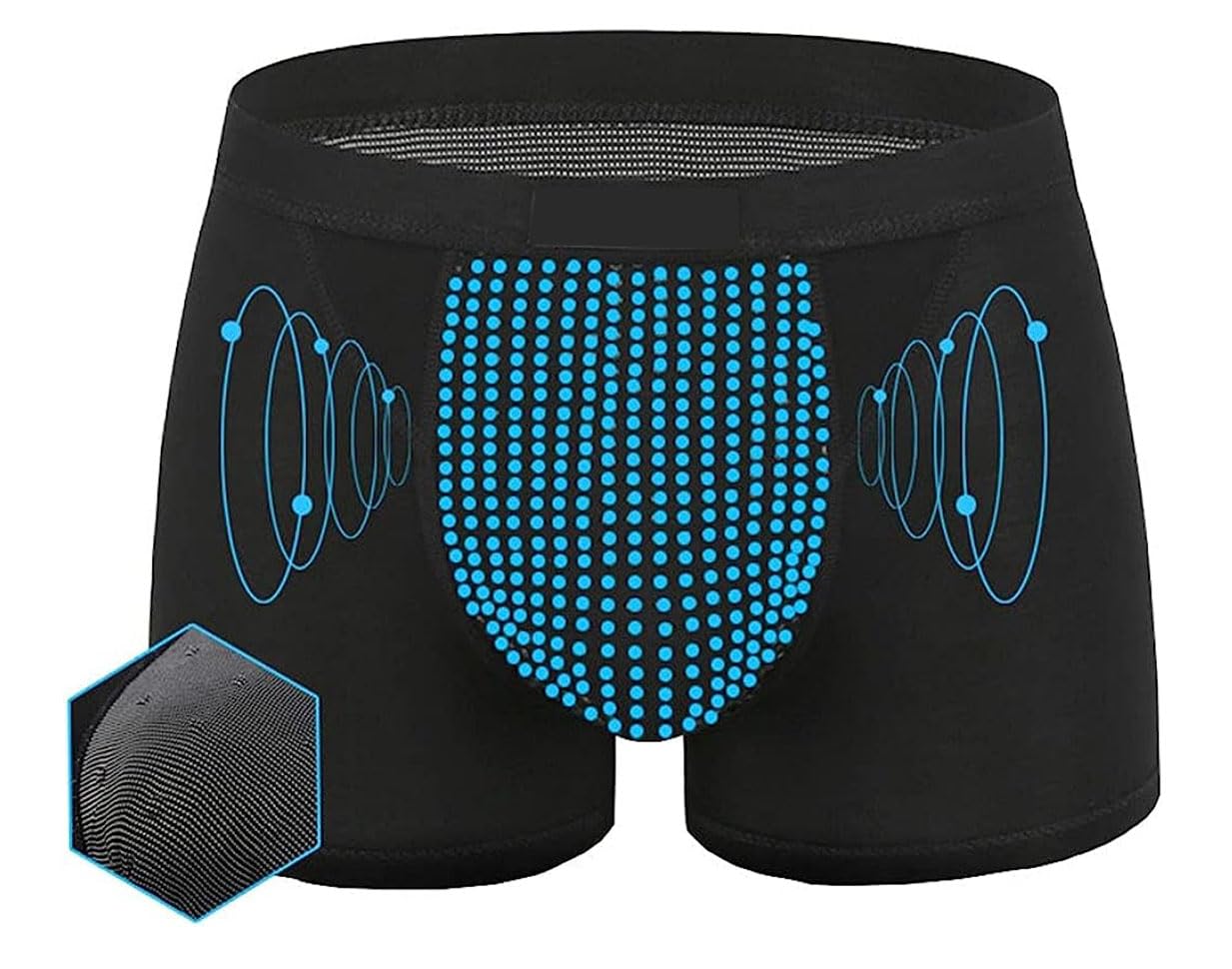 NURCIX Set of 3 Men's Enlargement Underwear with Health Care Magnetic Therapy for Rapid Increase