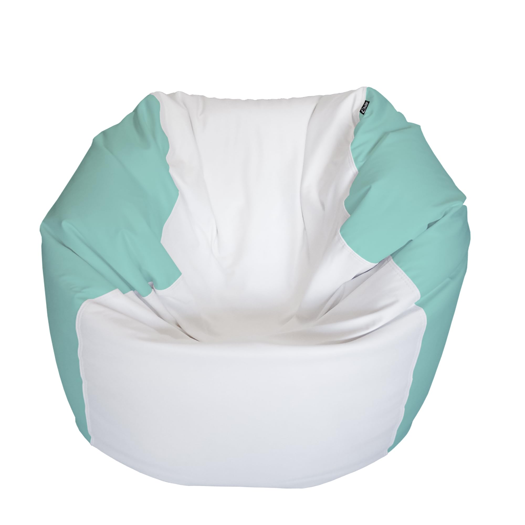 E-SeaRider Round Marine Beanbag (Medium, Multi) (White/SeafoamGreen)