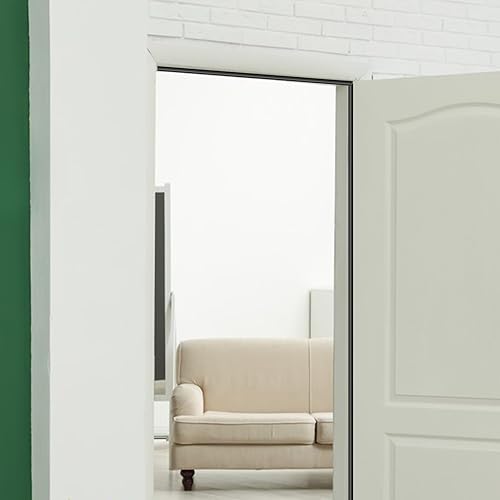 Miniatura 5 de JSIWOTH Burlete de goma en forma de D para puertasventanas, autoadhesivo, a prueba de sonido, para marco de puerta, ventana, bloqueador de huecos,