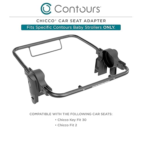 Miniatura 3 de Contours Accesorio adaptador para asiento de automóvil infantil, compatibilidad exclusiva con contornos seleccionados. Cochecitos de bebé y asientos