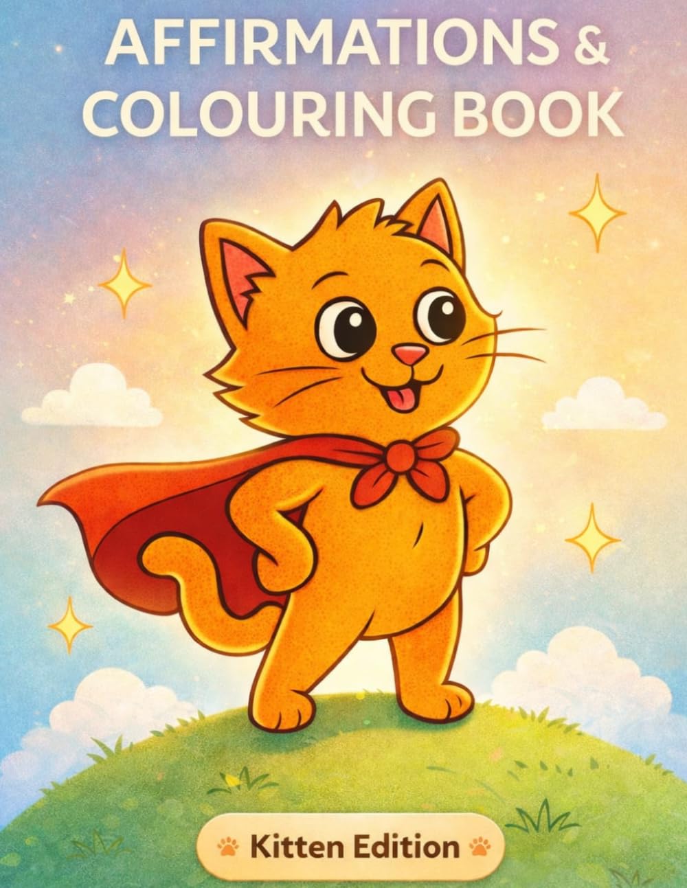 Magical Kittens Inspirational Coloring Book-Cute Affirmations to Grow Confidence & Joy: Build Confidence, Joy, and Kindness with Every Coloring Page