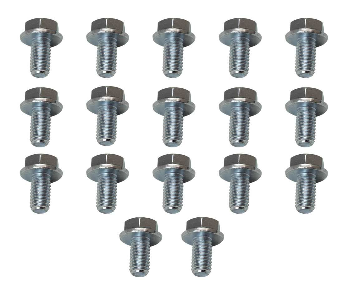 Moroso 38782 Transmission Pan Bolts, M8, 17 pack, Fits 4L60E, 4L80E, 2OO4R, 700R4 Transmissions