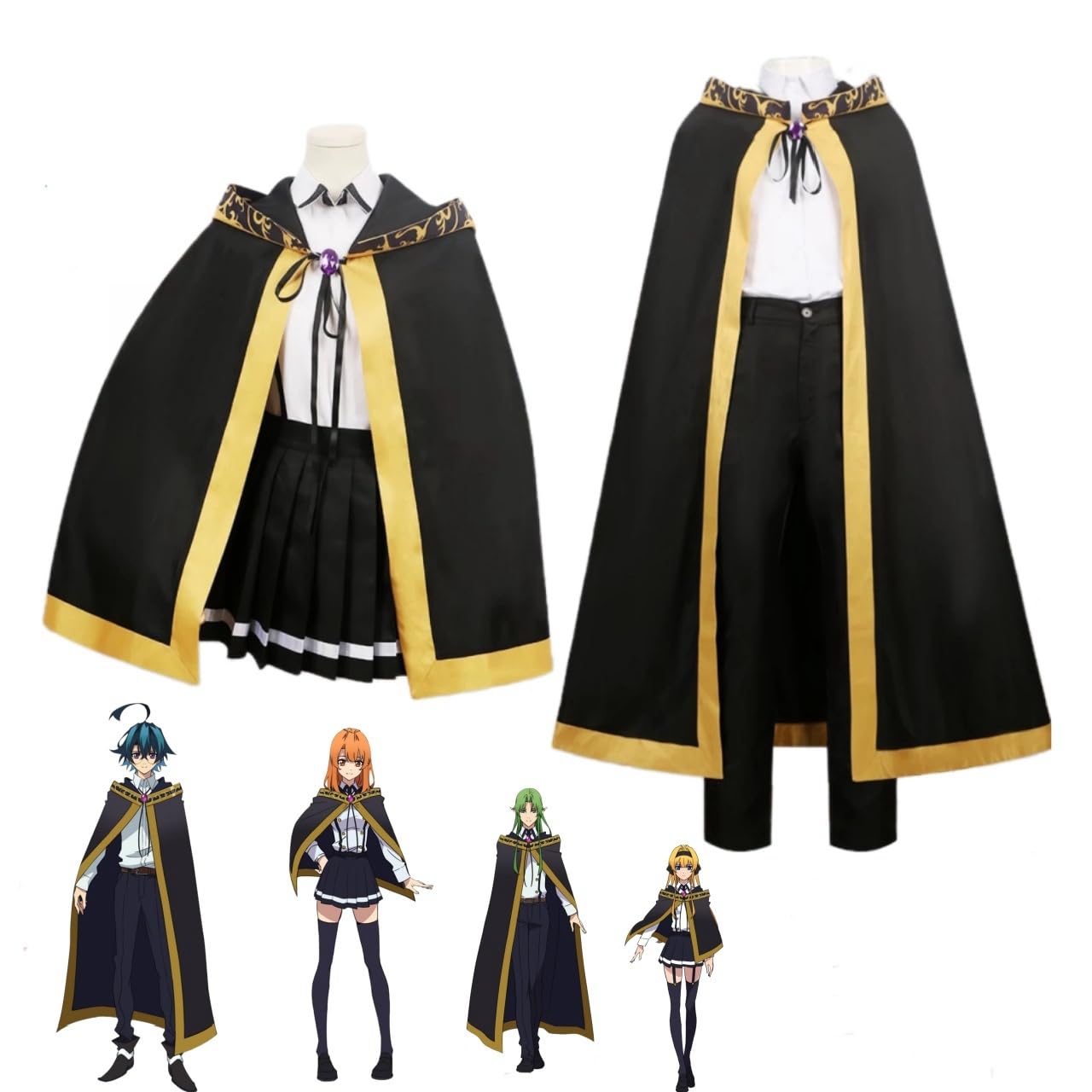 Amazon.co.jp: MOSATO 杖と剣のウィストリア コスプレ衣装 男女 制服