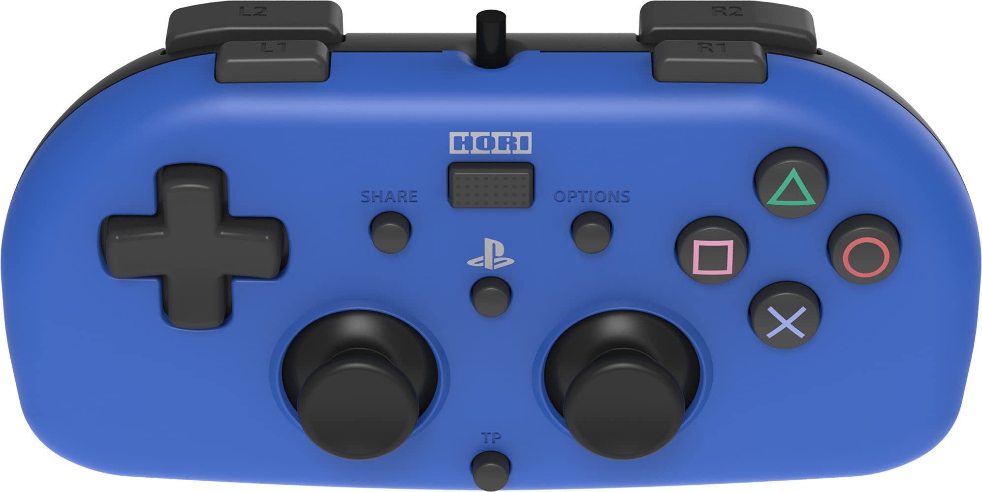 Manette filaire Mini pour PS4 - bleu