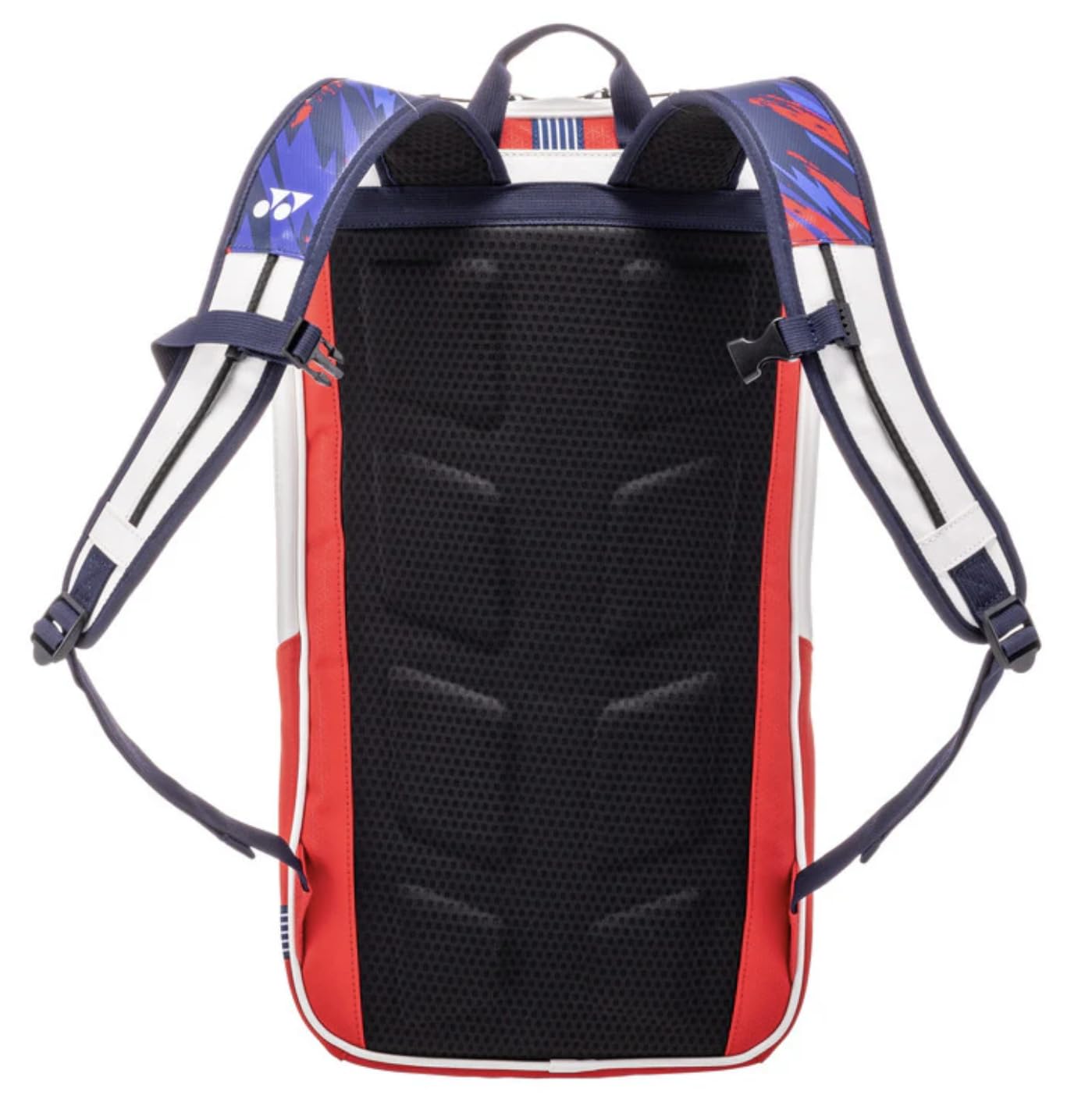 YONEX BA02312EX Expert Badminton/Tennis/Squash Borsa Zaino in Pelle Capacità 3 Racchette con Scomparto Scarpa