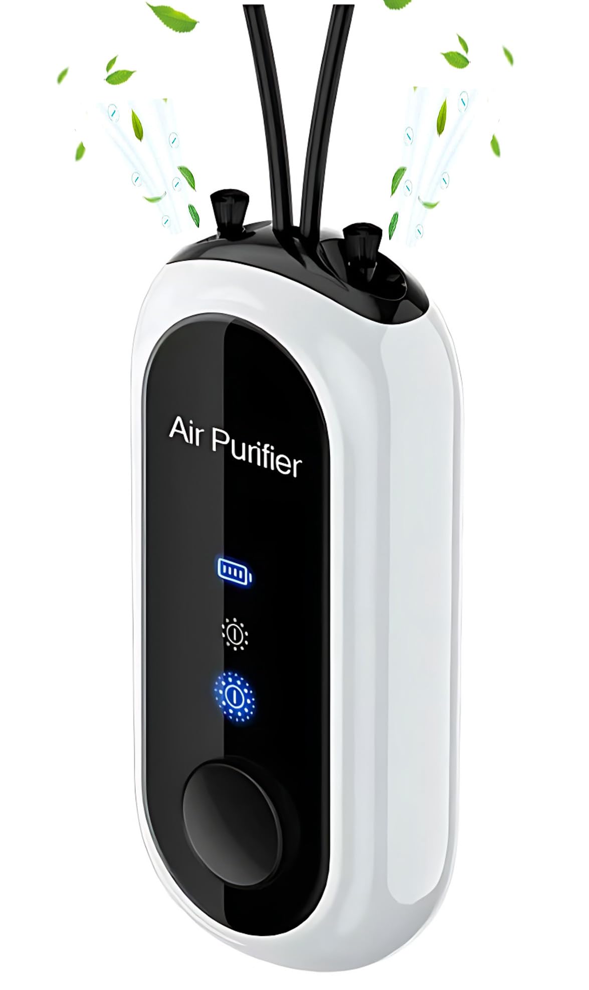Wearable Air Purifier,Portable Negative Ion Generator Necklace,Efficient Ion Purification Smoke,Peculiar Smell,for Travel, Airplane,Car and Home