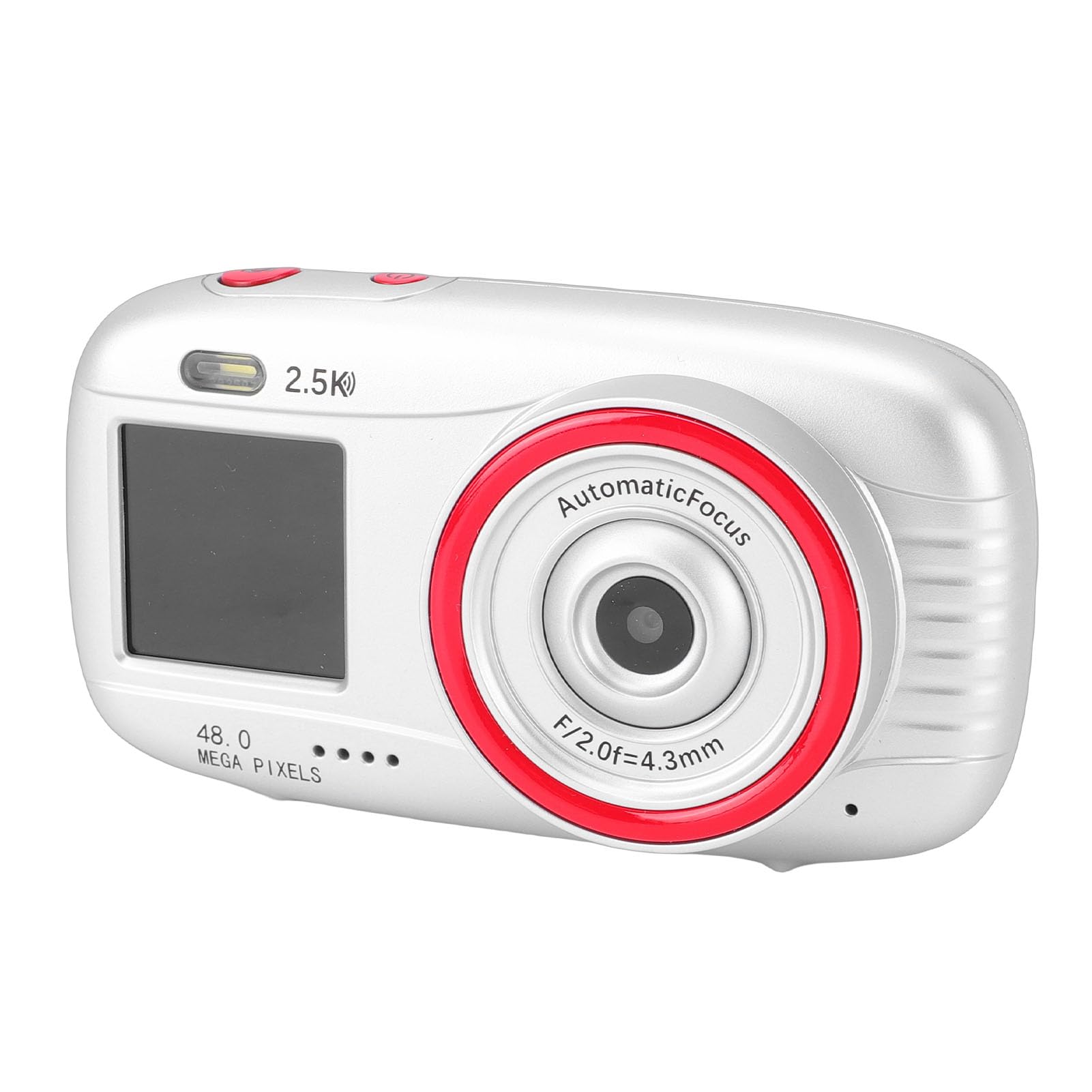 48MP Digital Camera for Teens with 2.5K HD Video, WiFi, 16X Digital Zoom, Autofocus, Dual Screen Selfie Camera for Travel, Photography (Silver)-picture-27