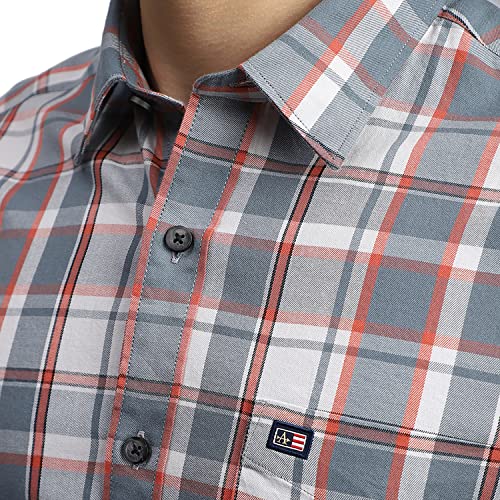 Image of Arrow Sport Check Slim Fit Cotton Shirts for Men - Full Sleeve Mens Casual Shirts